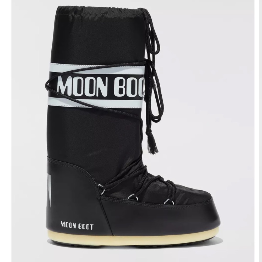 BLACK AND WHITE MOON BOOT - Picture 2 of 2